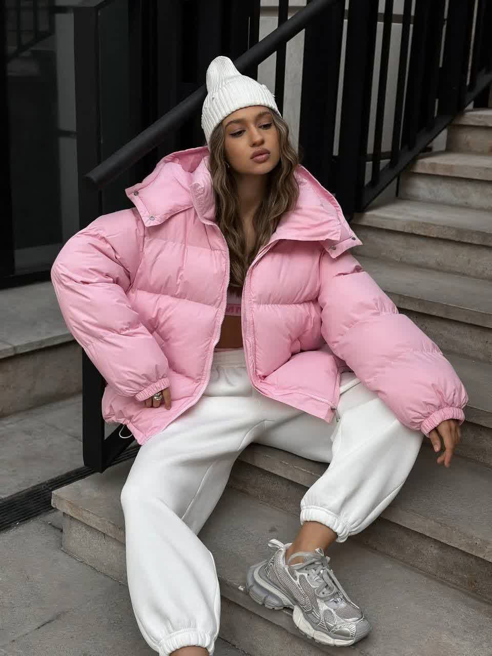 Šilta oversized striukė