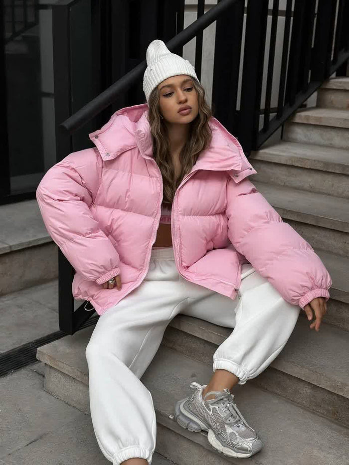 Šilta oversized striukė