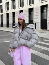 Šilta oversized striukė – 3 nuotrauka