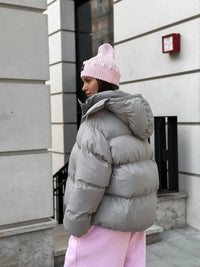 Šilta oversized striukė – 4 nuotrauka
